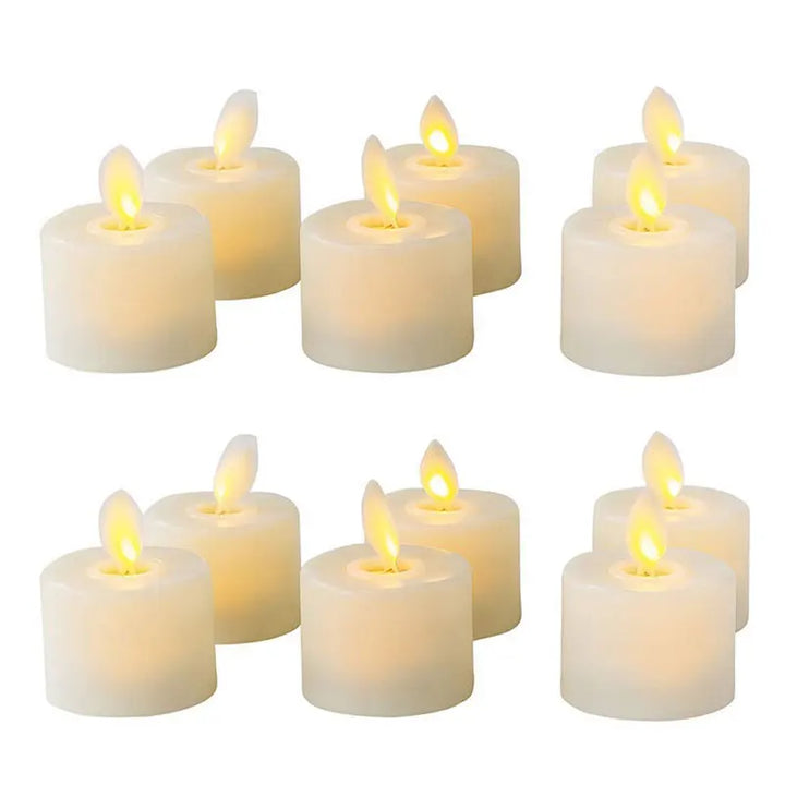 Realistische vlamloze LED kaarsen; de perfecte decoratie met een authentiek flikkerend lichteffect.
