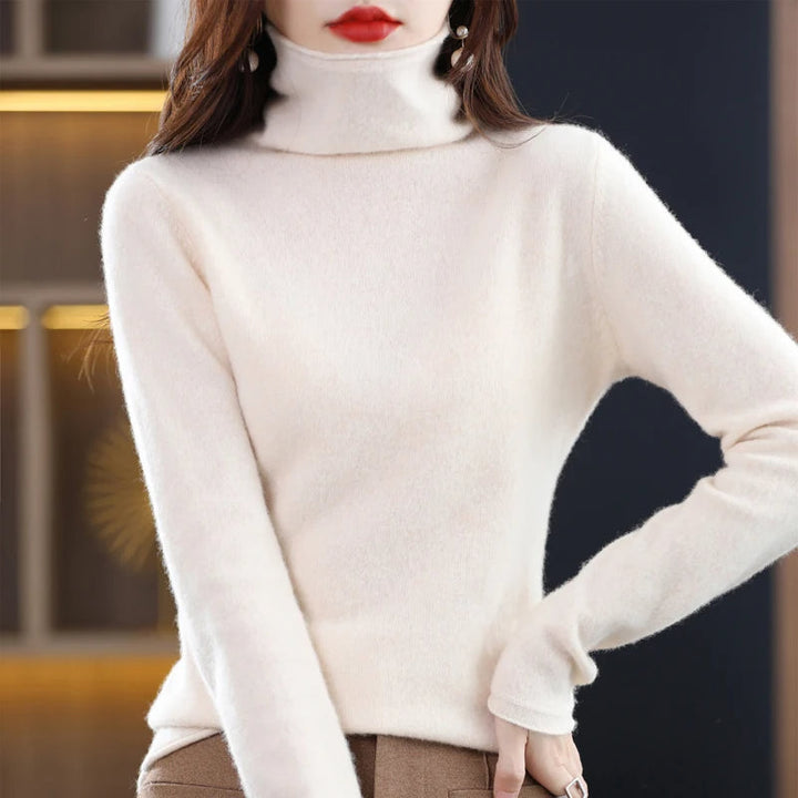 Comfortabele dames wintertrui van kasjmier met lange mouwen, ideaal voor modebewuste dames.