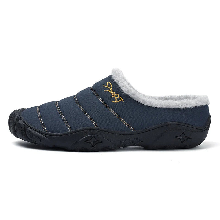 Comfortabele heren pantoffels, warme instappers voor koude dagen. Stijlvol en praktisch.