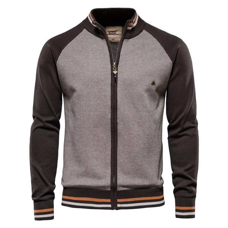 Stijlvol herenvest, college model, perfect voor een casual, warme winterlook.