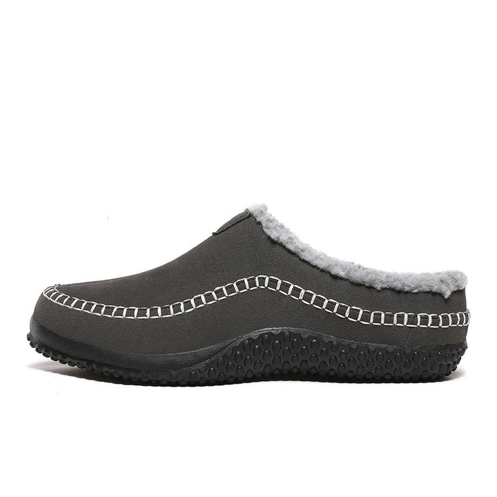 Warme Arctische heren pantoffels; perfect voor de koude winterdagen, antislip.