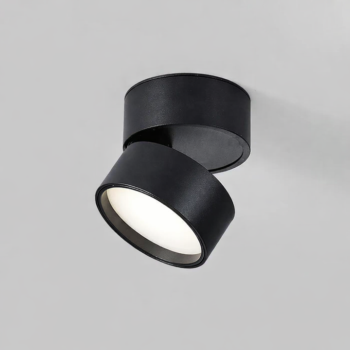 Verstelbare LED plafondlamp in wit, multifunctioneel voor gang, keuken of kantoor.