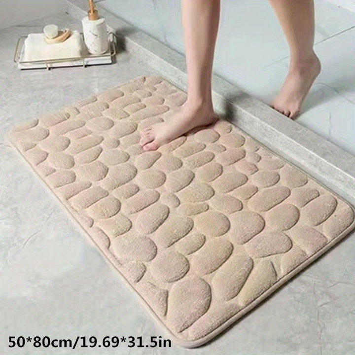 Veilige antislip badmat, voorkomt glijpartijen op natte badkamervloeren.