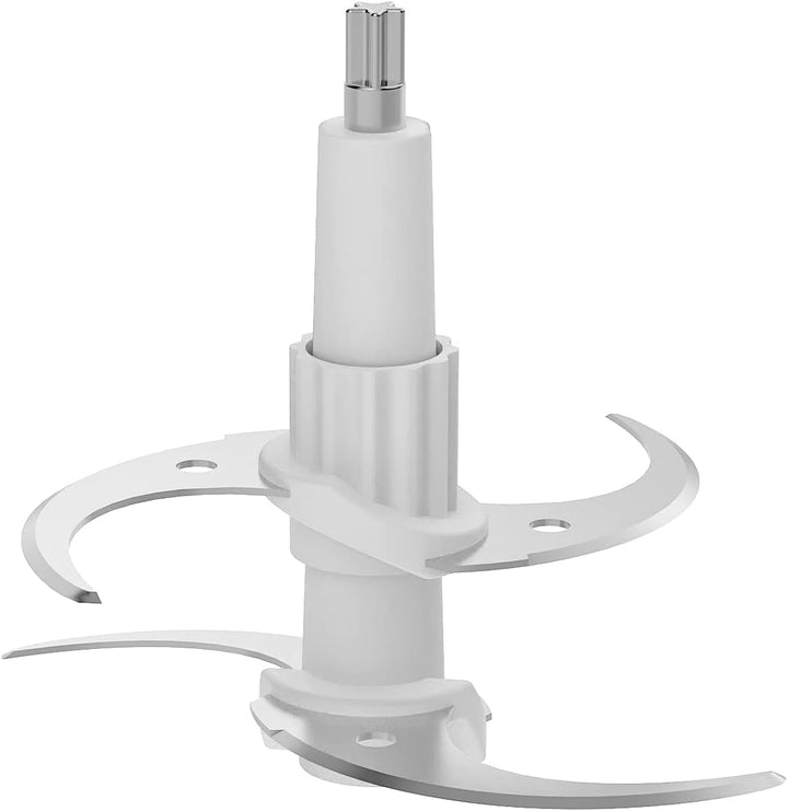Close-up van ChopPro's messenunit, scherp en duurzaam RVS voor optimale hakprestaties.
