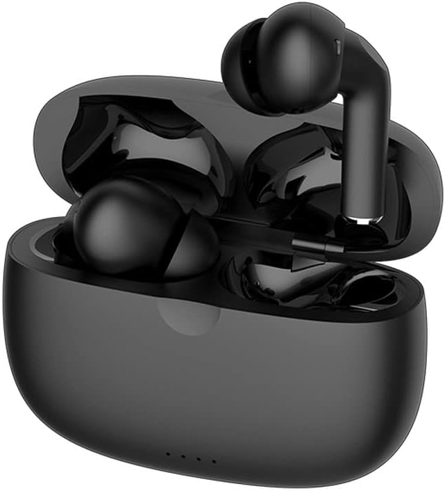 Sonetra draadloze oordopjes met ruisonderdrukking, Bluetooth 5.0 en compacte draadloze oplaadcase.