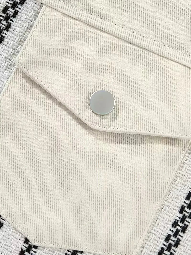 Veelzijdig herenjasje, gestreept casual design. Lange mouwen en regular fit voor een moderne look.