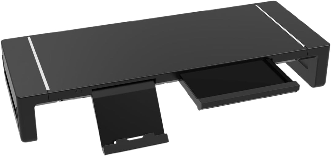Monitorstandaard met lade en USB poorten, optimaliseer je werkplek voor gezondheid en efficiëntie.