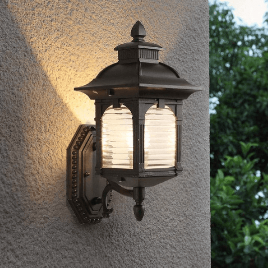 Wandlamp Buiten - Antiek Glas Design