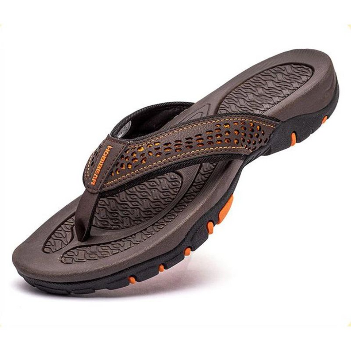 Orthopedische Liam herenslippers, perfecte zomerschoenen met een uitstekende pasvorm.