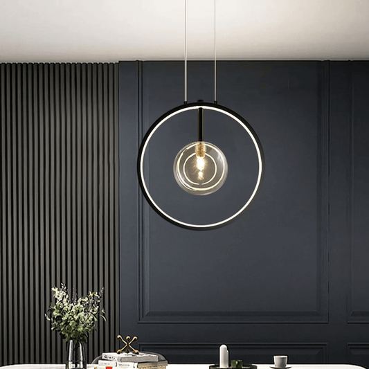 Minimalistische Glazen Hanglamp - LED Verlichting