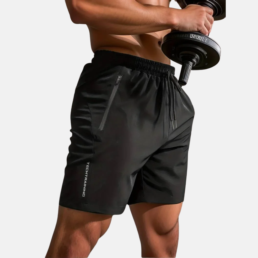 Heren sneldrogende sportshorts voor comfortabele workouts, hardlopen of casual zomerkleding. Optimaal comfort.