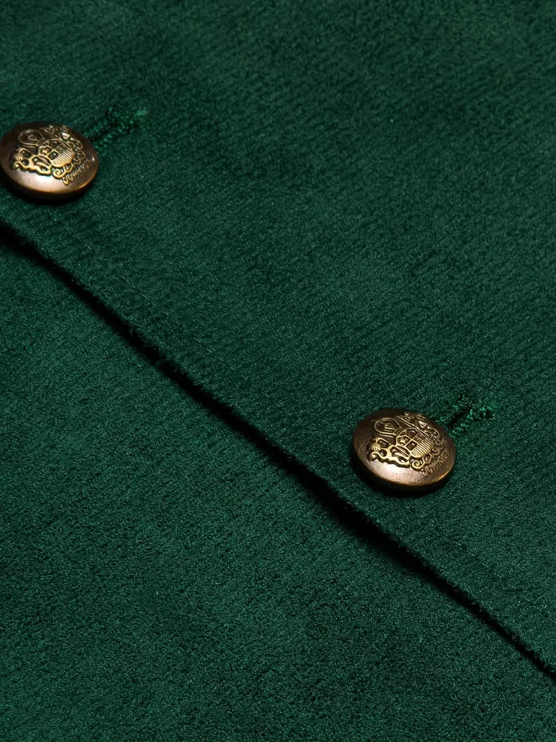 Heren gilet met V-hals en knopen, voor een compleet en stijlvol ensemble.