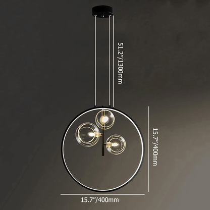 Minimalistische Glazen Hanglamp - LED Verlichting