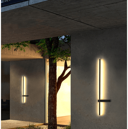 Moderne Buitenzuil LED Wandlamp