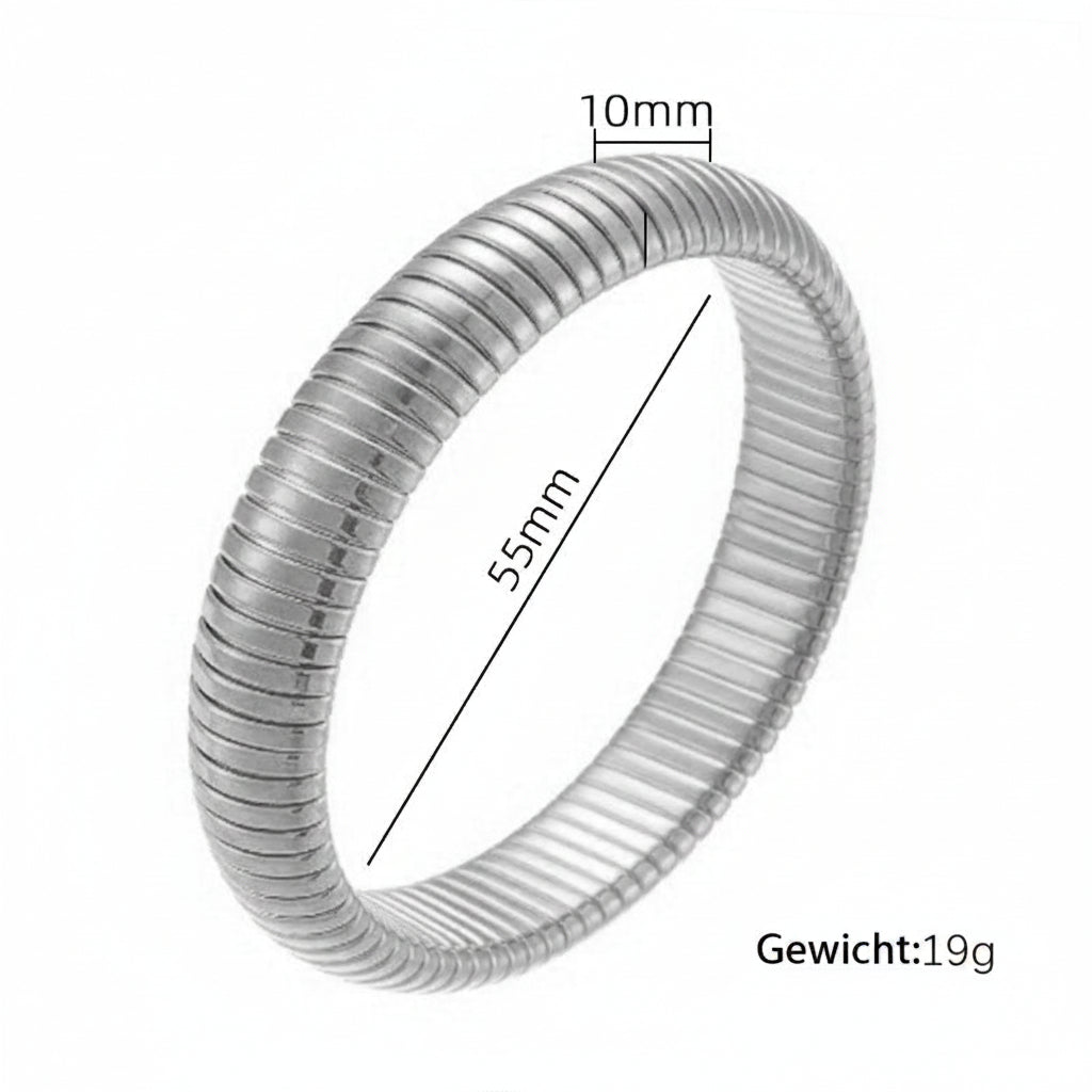 Trendy dames armband in kleurblok stijl, perfect cadeau idee voor de moderne vrouw.