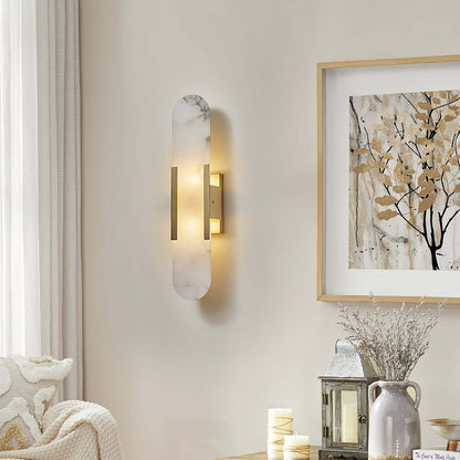 Moderne Wandlamp - Albast & Metaal