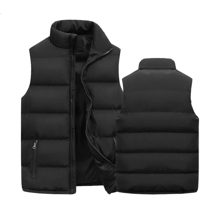 Casual lichtgewicht heren bodywarmer, gewatteerd en warm, geschikt als stijlvolle buitenkleding.