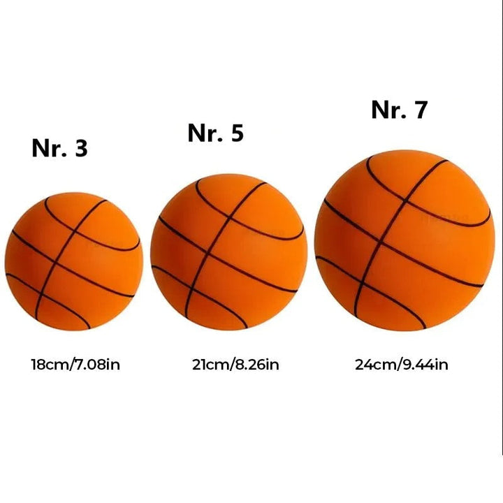 Zachte PU-schuim basketbal Silento, perfect voor veilig en stil speelplezier voor kinderen.
