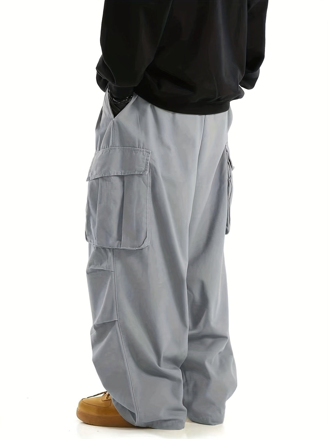 Heren cargo broek, ideaal voor een casual of veelzijdige look met rechte pijpen en zakken.