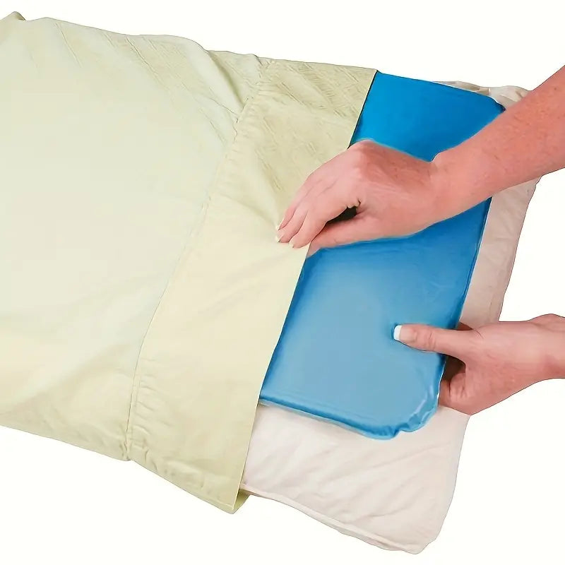 Ideaal zomerkussen: verkoelend gel hoofdkussen van microvezel voor comfort en ontspanning op warme nachten.