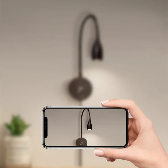 LumaWave draadloze wandlamp creëert betoverende sfeer in woonkamer, slaapkamer of hal. Flexibel & decoratief.