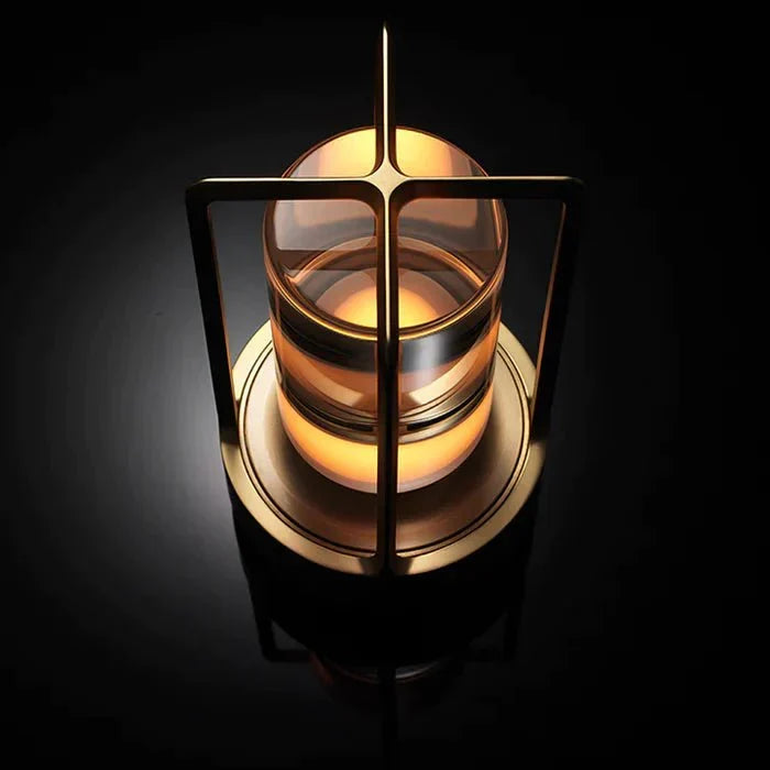 Draadloze design tafellamp: dimbaar, oplaadbaar en perfect voor een warme sfeer.