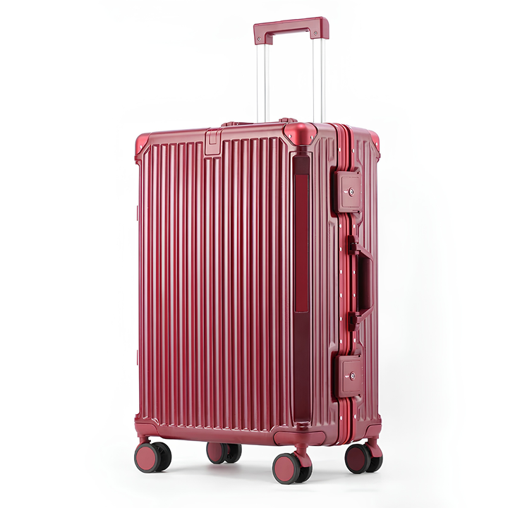 Compacte aluminium handbagage koffer WC2026, ook geschikt als ruimbagage. Krasvrij en lichtgewicht.