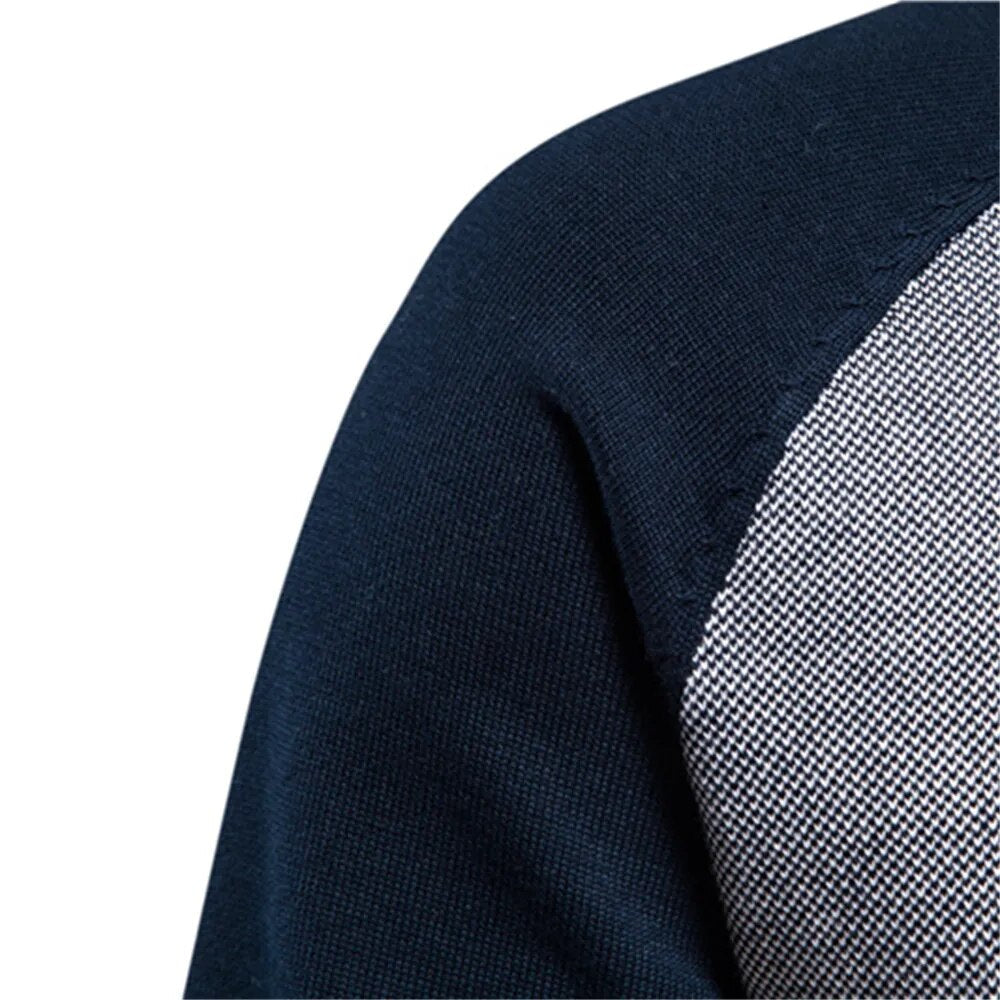 Casual multicolor herenvest, college stijl; perfect voor dagelijks gebruik of sportieve look.
