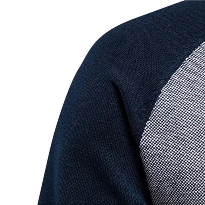 Casual multicolor herenvest, college stijl; perfect voor dagelijks gebruik of sportieve look.