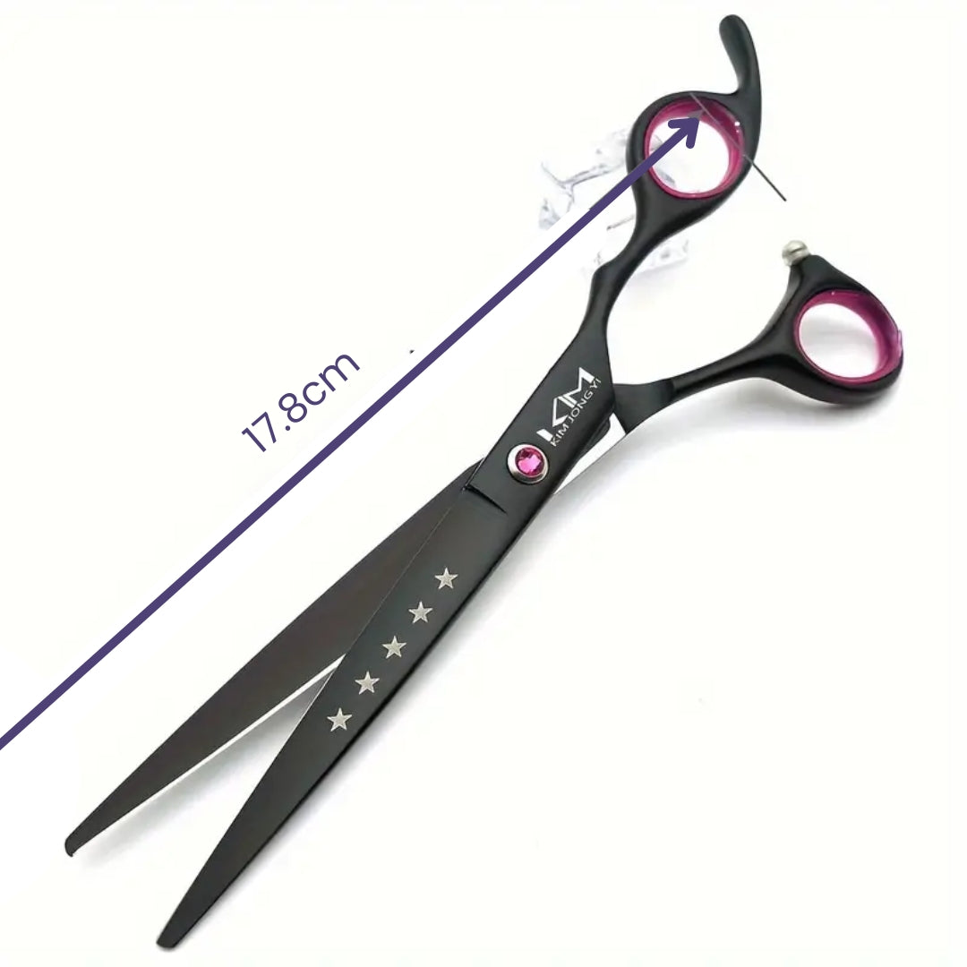 PrecisionPaw complete trimset voor honden. Professionele scharen voor een perfect getrimde, gezonde huisdierenvacht.