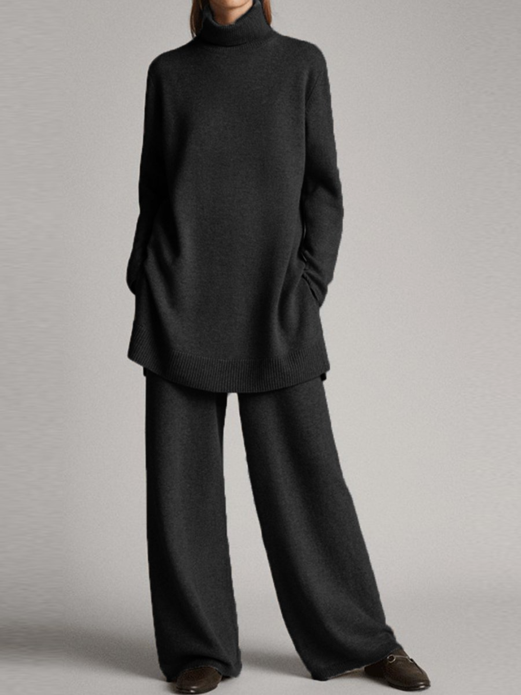 Complete dames tweedelige set; een modieuze en comfortabele outfit. Stijlvol broekpak perfect voor een casual look.