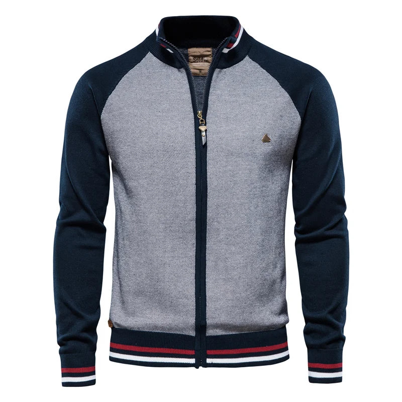 Katoenen heren vest, zacht en comfortabel. Trendy casual bovenkleding voor elke moderne man.