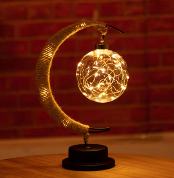 Draadloze Luna sfeerlamp met batterij, een flexibele ledlamp voor overal in huis; creëert een unieke ambiance.
