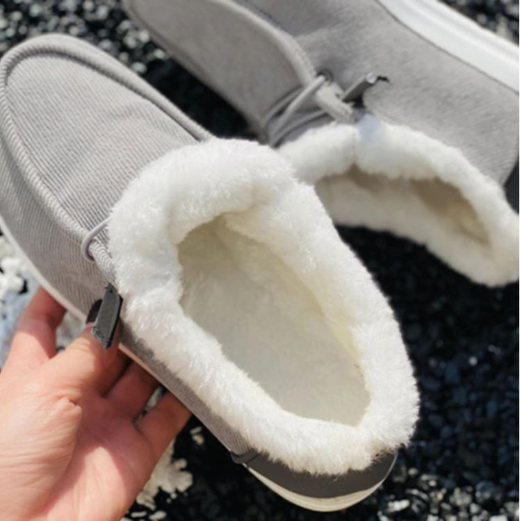 Comfortabele winter dames schoenen: orthopedische sneakers met gemakkelijke instap en warmte.