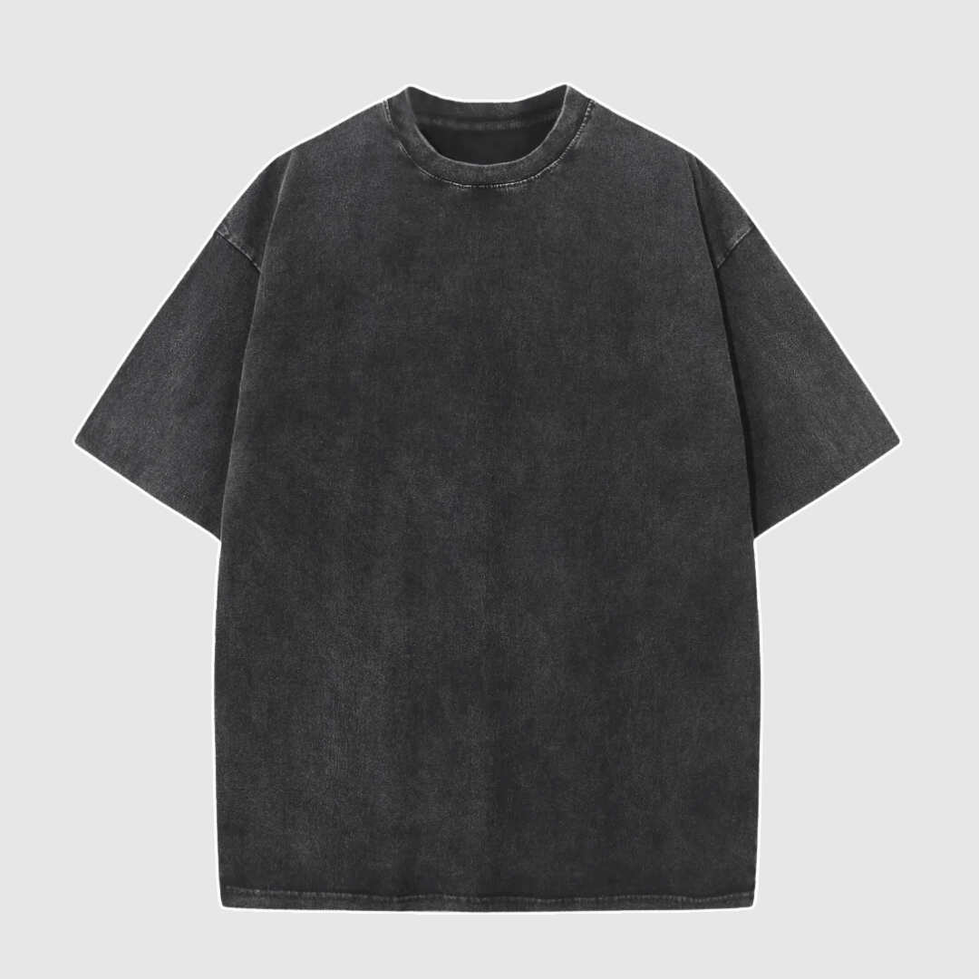 Comfortabel heren T-shirt, losvallend oversized model met unieke washed afwerking. Perfect voor dagelijks gebruik.