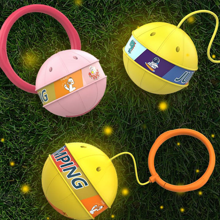 Speelgoed dat balans en coördinatie verbetert; verlichte springbal voor energiek en gezond kinderspel.
