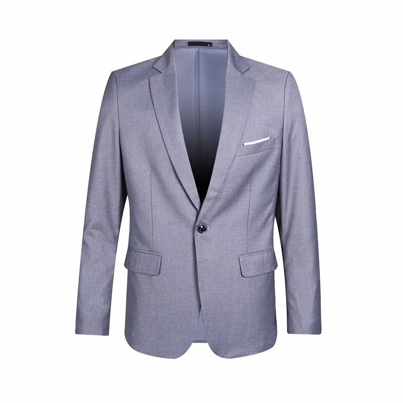 Elegante heren slim fit blazer, een modern colbert voor een stijlvolle en gestroomlijnde look.