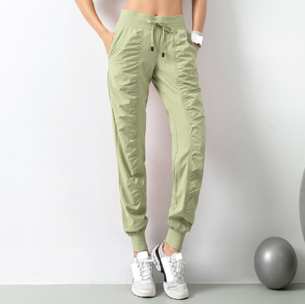 Lichtgewicht dames joggingbroek, modieus en comfortabel voor warme lente/zomer dagen.