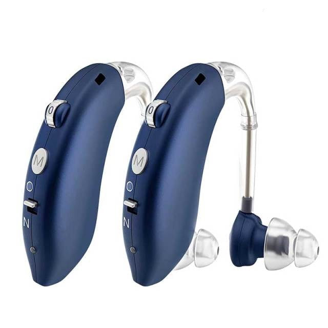Compact oplaadbaar unisex hoortoestel voor helder geluid; discreet en comfortabel gehoorhulpmiddel.