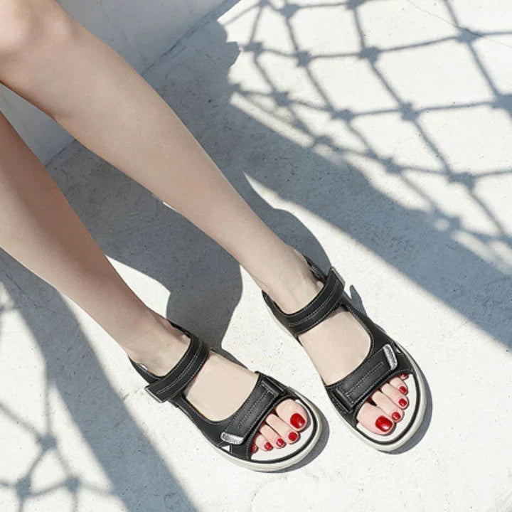 Zomerse dames sandalen met slipvaste zool en ergonomisch design, voor langdurig comfort.