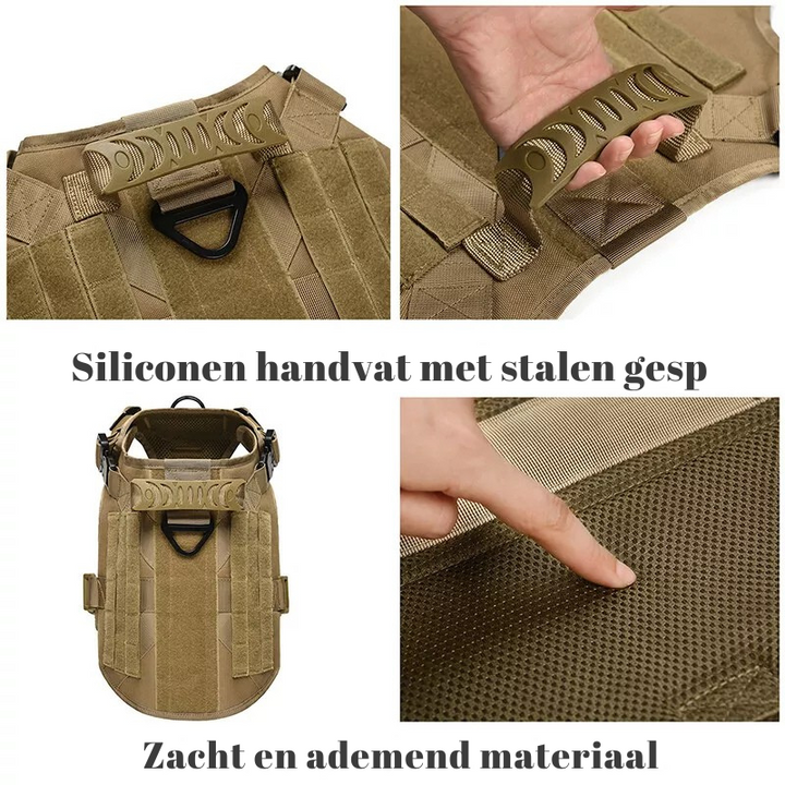 Hoogwaardig nylon hondenharnas, niet-trek voor comfortabele wandelingen en training met uw huisdier.