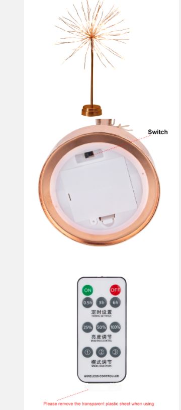 Vintage stijl verenlamp met zachte LED verlichting. Creëert een warme en elegante sfeer in elke ruimte.