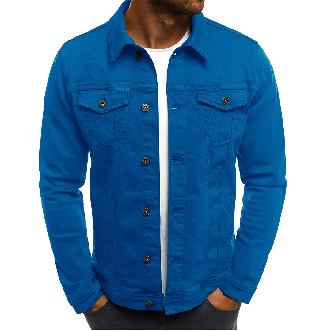 Heren zomerjas: stoer spijkerjack met veelzijdige denimlook voor diverse outfits.
