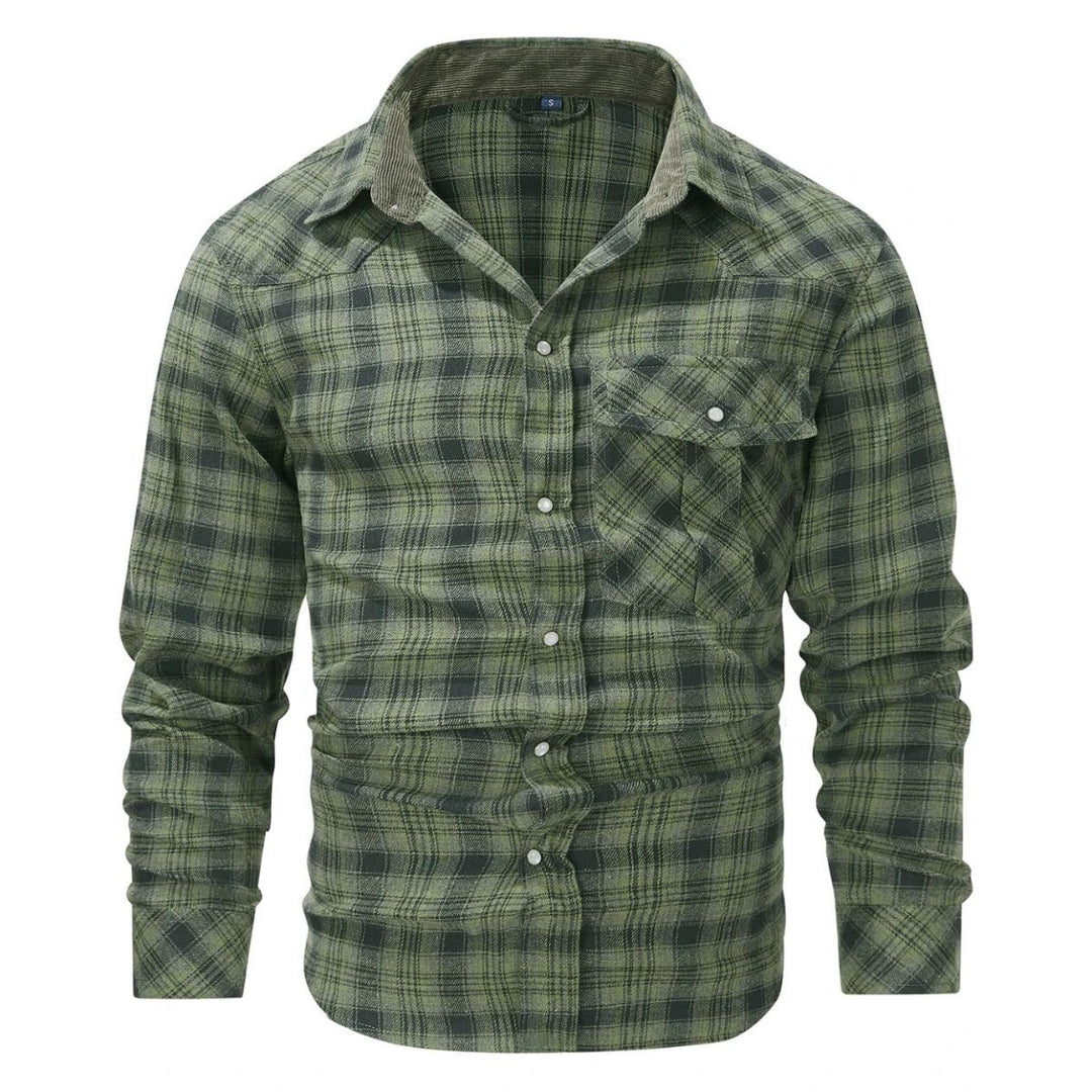 Geruit heren overhemd voor herfst & winter. Stijlvol, comfortabel en veelzijdig voor elke man.