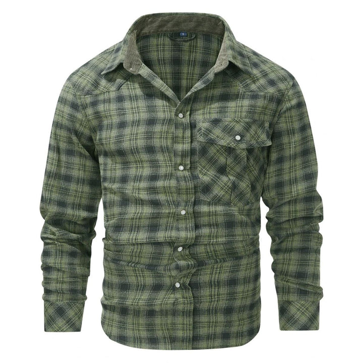 Geruit heren overhemd voor herfst & winter. Stijlvol, comfortabel en veelzijdig voor elke man.