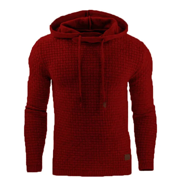 Heren hoodie in zachte stof, een comfortabele en modieuze trui met capuchon voor elke dag.