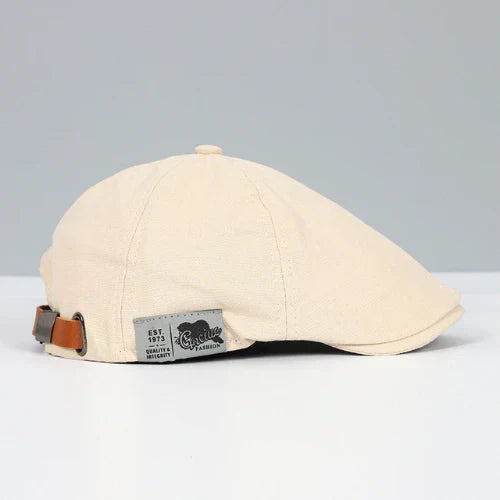 Stijlvolle heren baret van wolmix, klassiek en verstelbaar. Perfect accessoire voor diverse outfits.