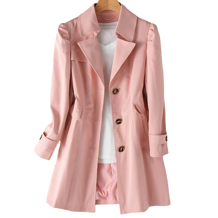 Klassieke dames tussenjas, de tijdloze trenchcoat perfect voor elegante en casual outfits.
