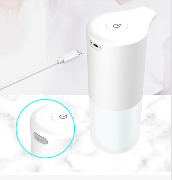 Hygiënische automatische zeepdispenser, contactloos via infrarood sensor. Essentieel voor een schoon huis.