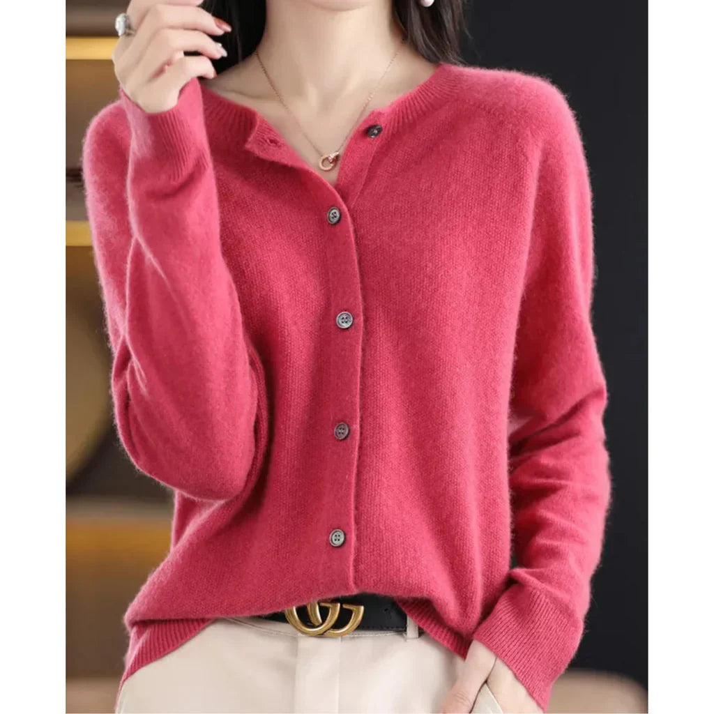 Elegant Hoymans damesvest in neutrale kleur, ideaal voor een veelzijdige lagenlook.